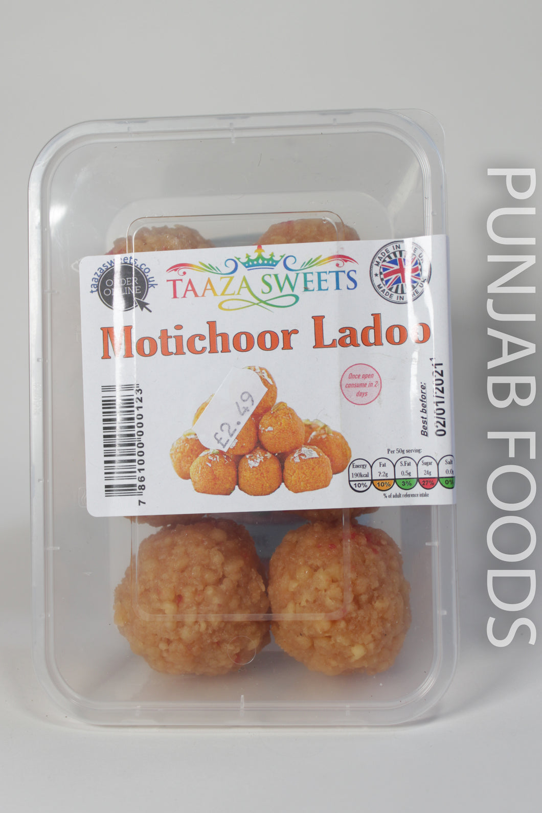 Taaza Sweets Motichoor Ladoo