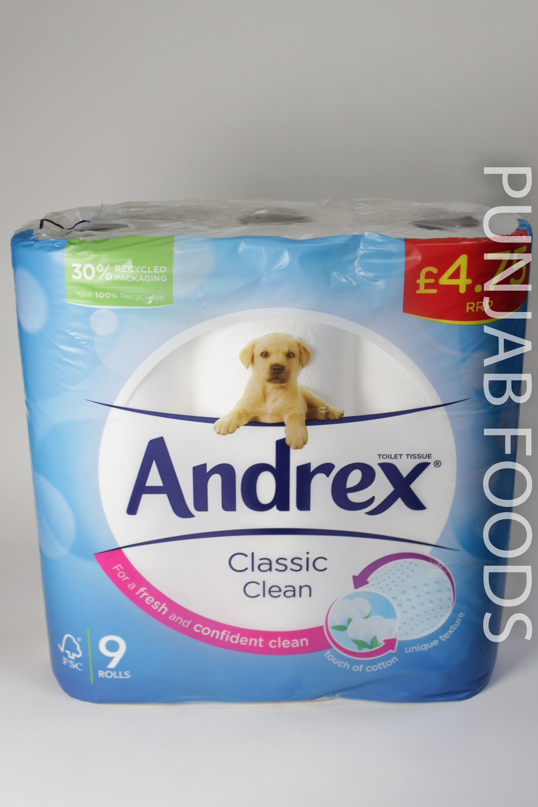 Andrex Classic Clean 9 Rolls