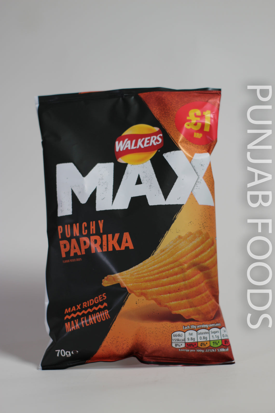 Walkers Max Punchy Paprika