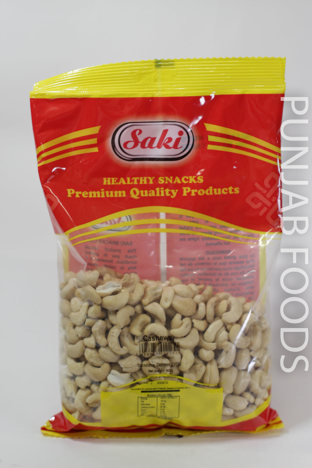 Saki Cashews 600g